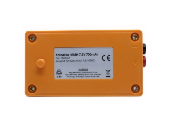 Kranfunk Akku kompatibel Gross Funk GF001 100-001-885 7,2V 700mAh